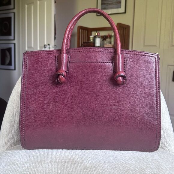 Fossil Burgundy Skylar Handbag with FREE wallet! - Picture 2 of 9